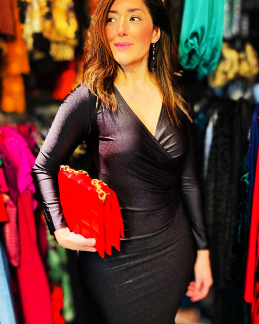 VESTIDO SATIN