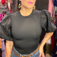 BLUSA MANGA ABULLONADA