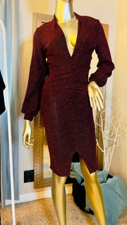 VESTIDO CUELLO V