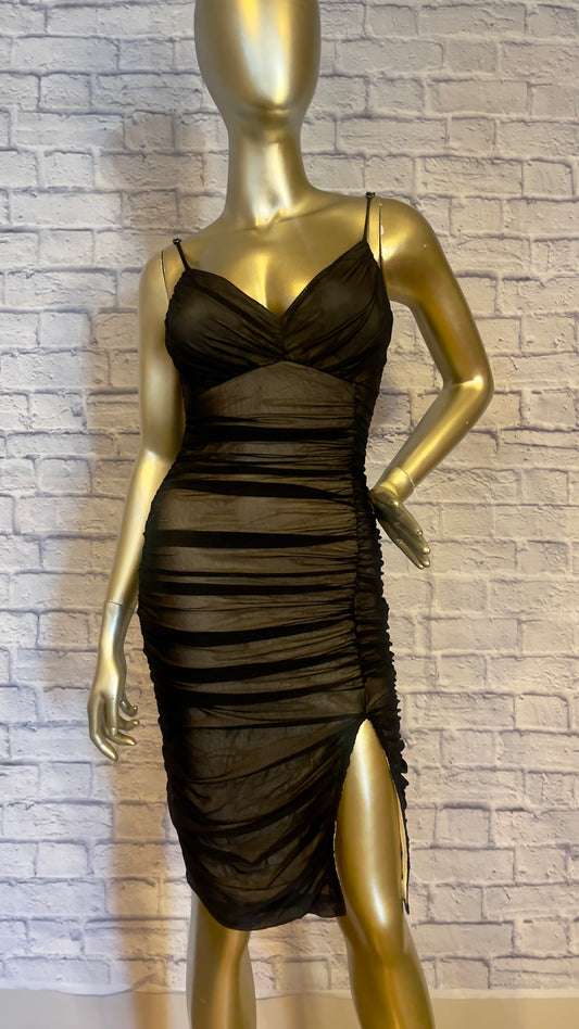 VESTIDO CORRUGADO
